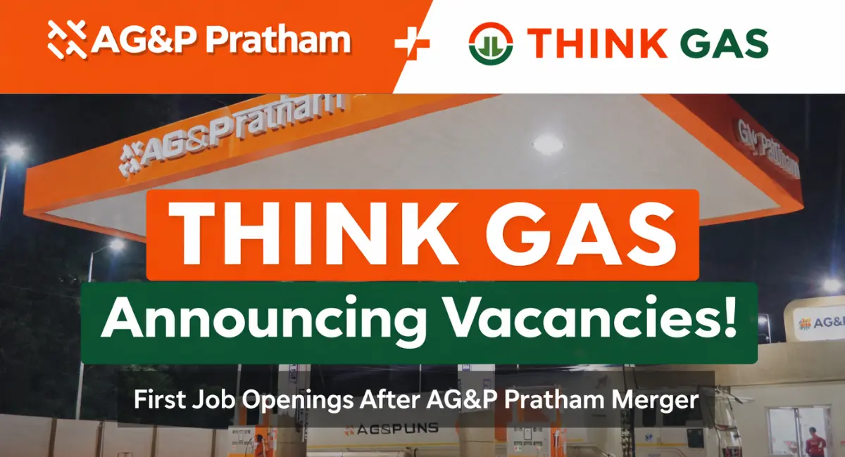 THINK Gas hiring AM DM O&M roles in City Gas Distribution sector