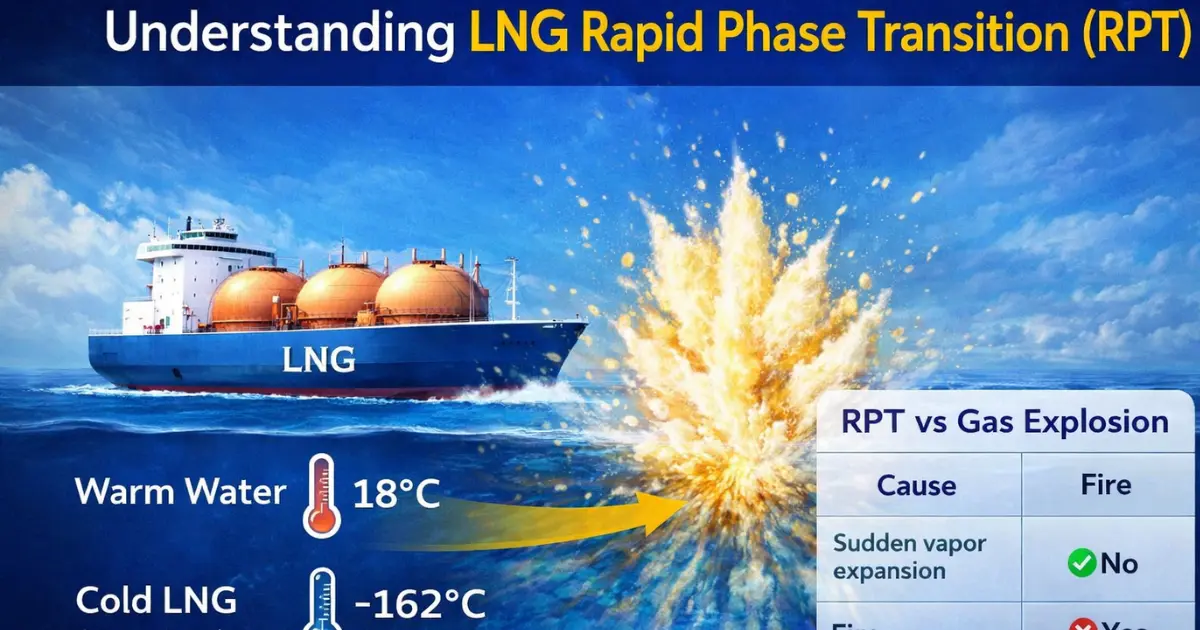 LNG Rapid Phase Transition (RPT) explained – LNG safety and vapor expansion
