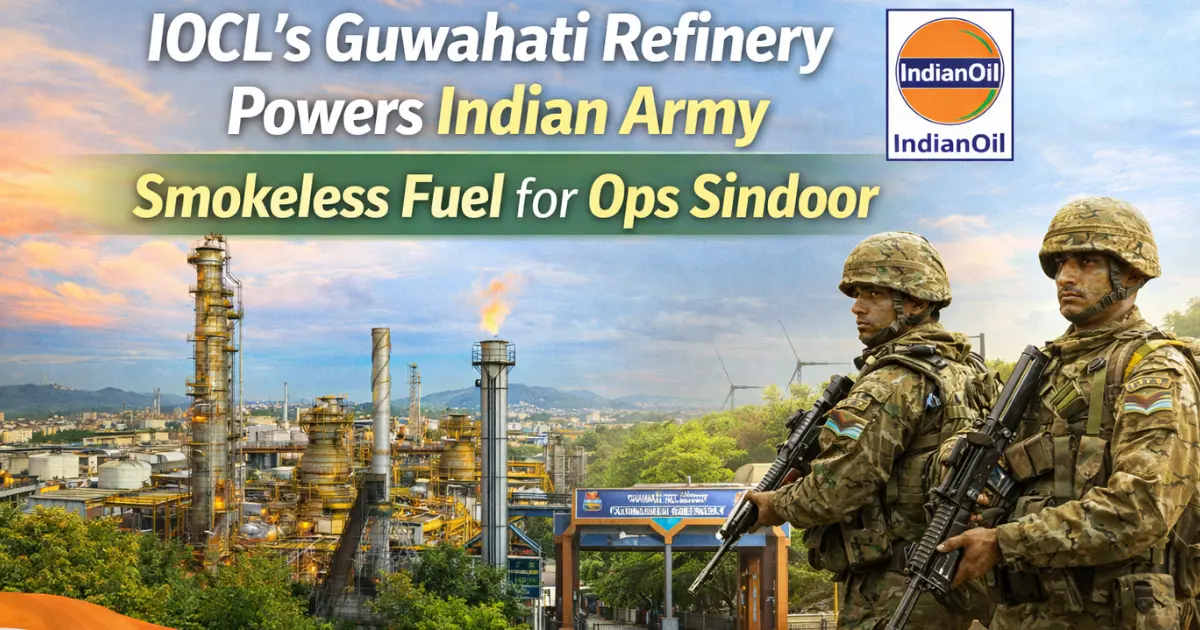 Guwahati Refinery smokeless fuel supply to Indian Army during Ops Sindoor by IOCL