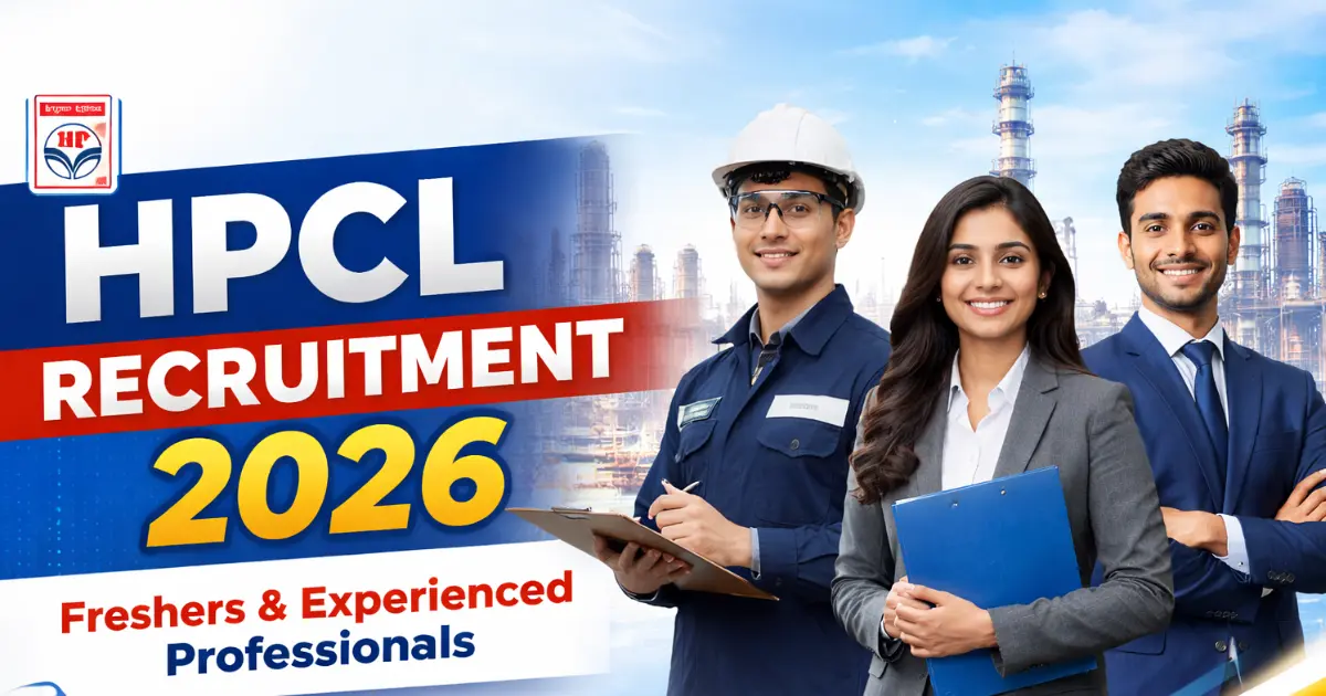 HPCL Recruitment 2026 notification for engineers and officers – apply online for HPCL jobs