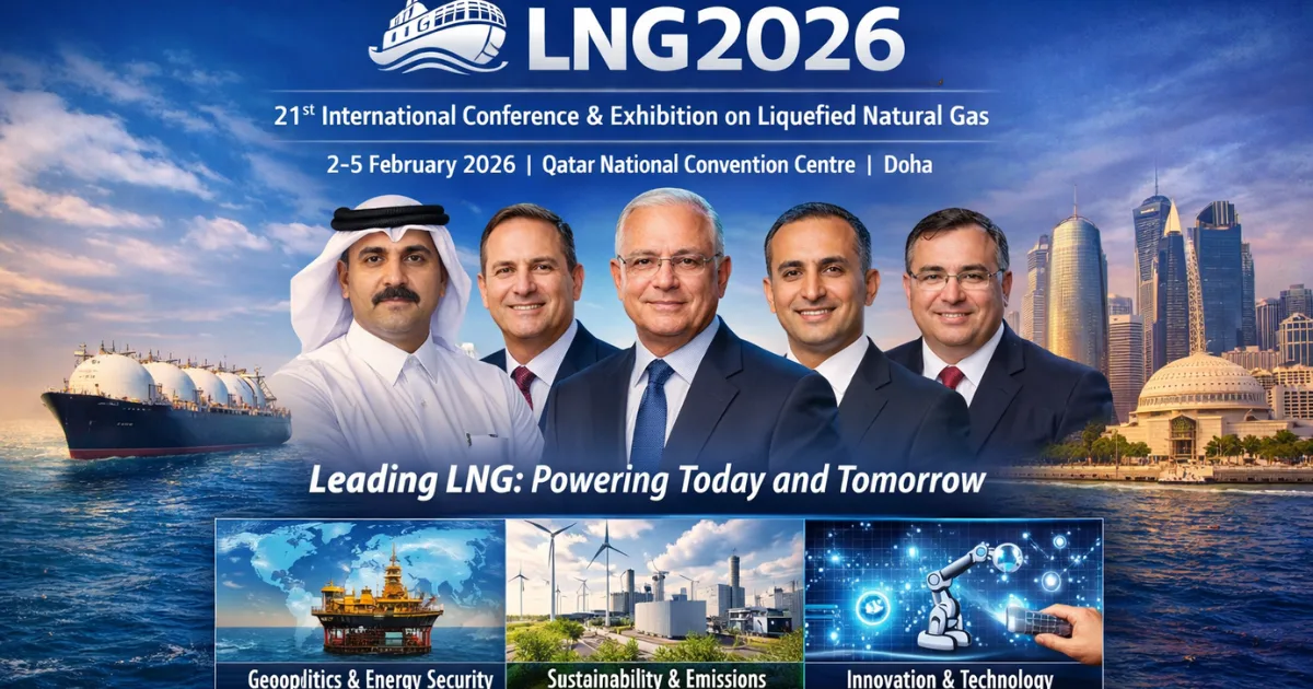 LNG2026 Conference Doha Qatar – Global LNG leaders meeting at Qatar National Convention Centre from 2–5 February 2026
